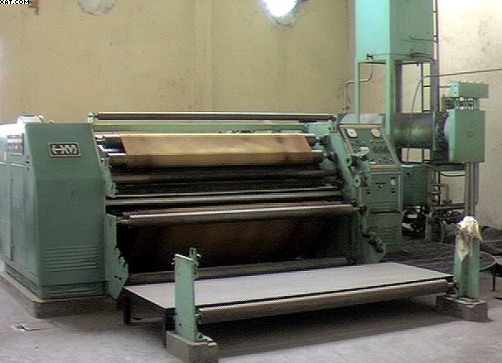 HUNT & MOSCROP 95" Heat Transfer Print Machine, 1984 yr,